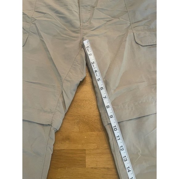 Mens The North Face Convertible Pants Zip Off Hiking Tan Khaki XL - Picture 5 of 11